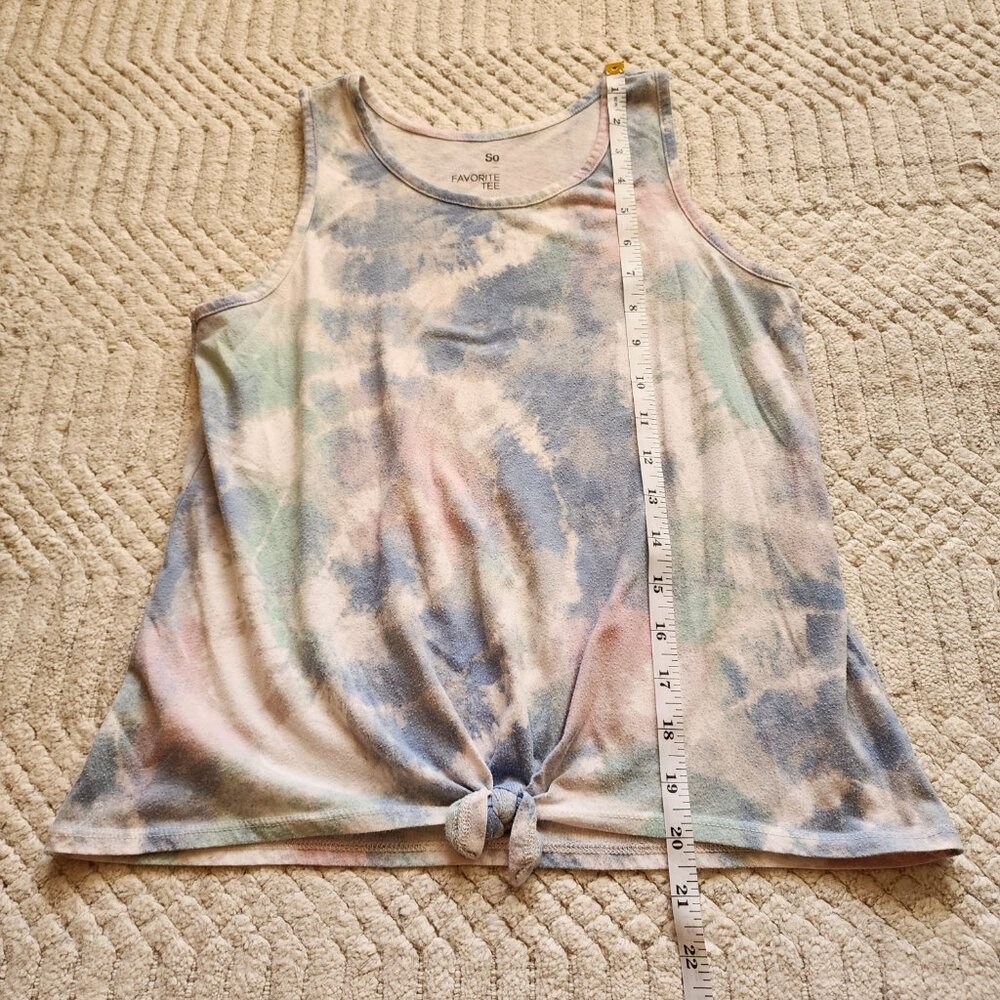 SO Favorite Tee Tie‑Dye Sleeveless Tank Top Juniors XL (14/16) - Picture 7 of 12